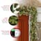 9' x 10" Pre-lit Crestwood® Spruce Artificial Christmas Garland with Silver Bristle, Cones, Red Berries and Glitter with 50 Battery Operated Soft White LED Lights